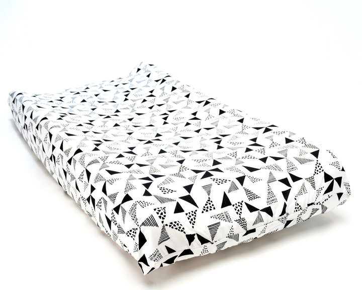 Felix & Marti - Black & White Multi-Triangle Changing Pad Cover