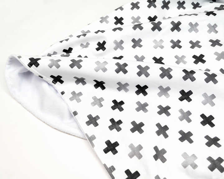 Hugo's Hazy Cross Baby Blanket