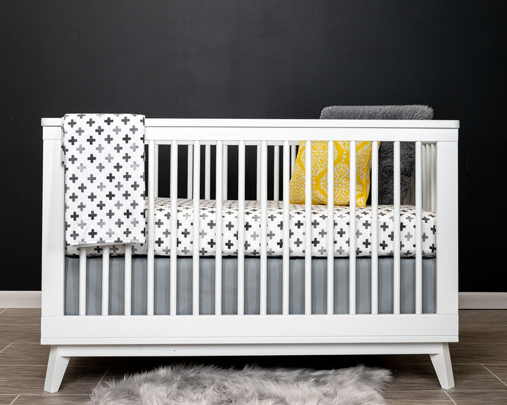 Hugo's Hazy Cross Classic Crib Bedding Set