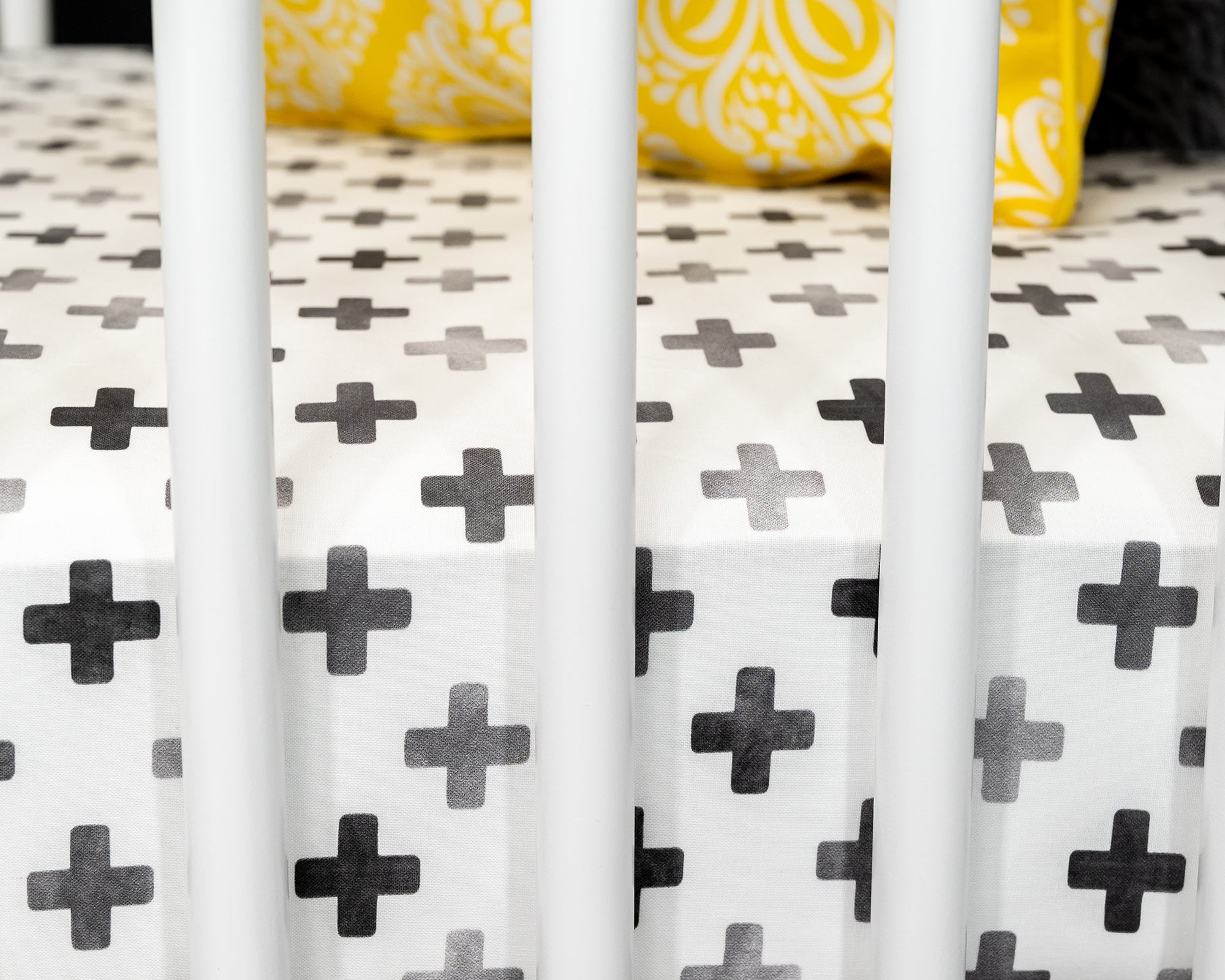 Hugo's Hazy Cross Classic Crib Bedding Set