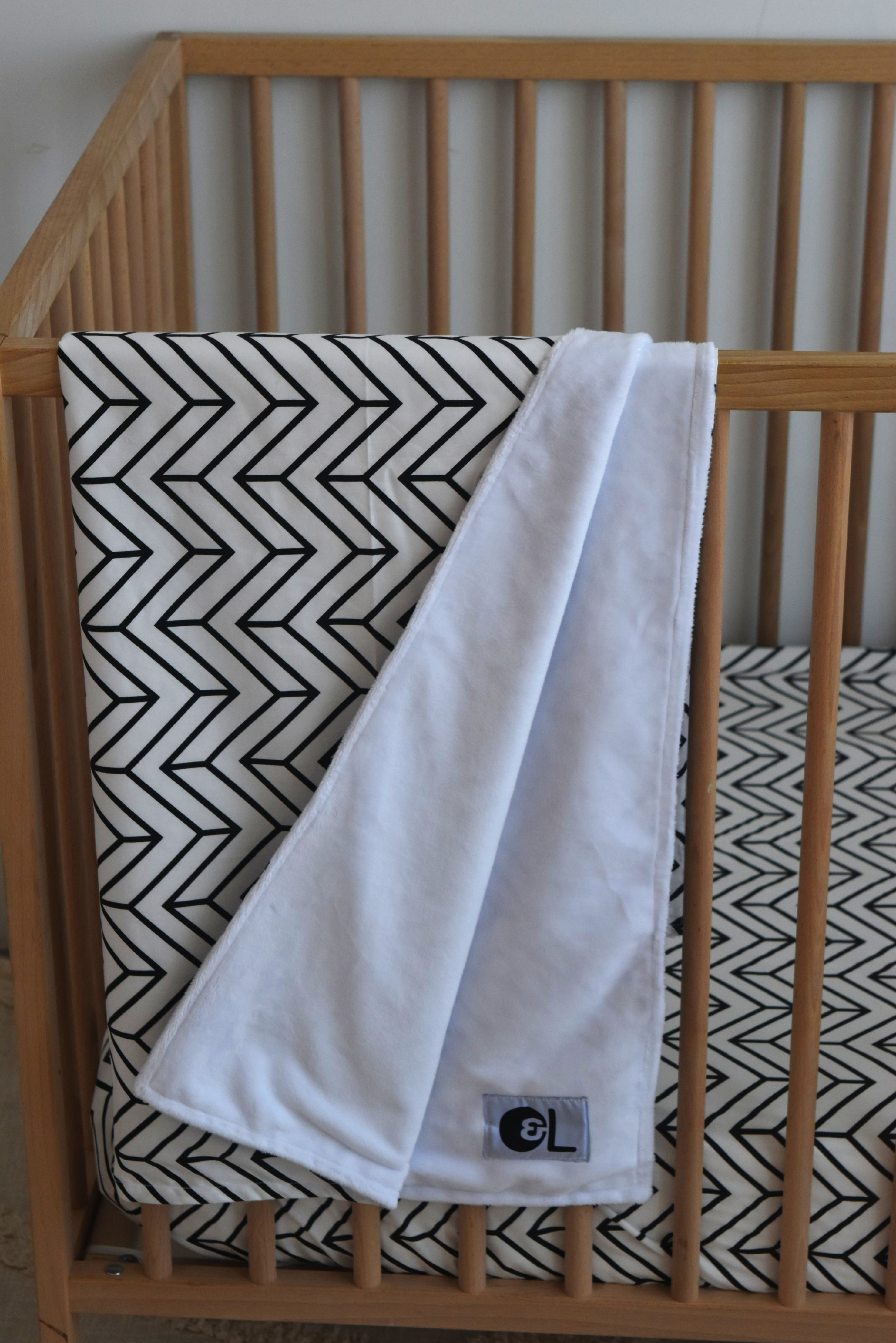 City Heartbeeps Fitted Crib Sheet