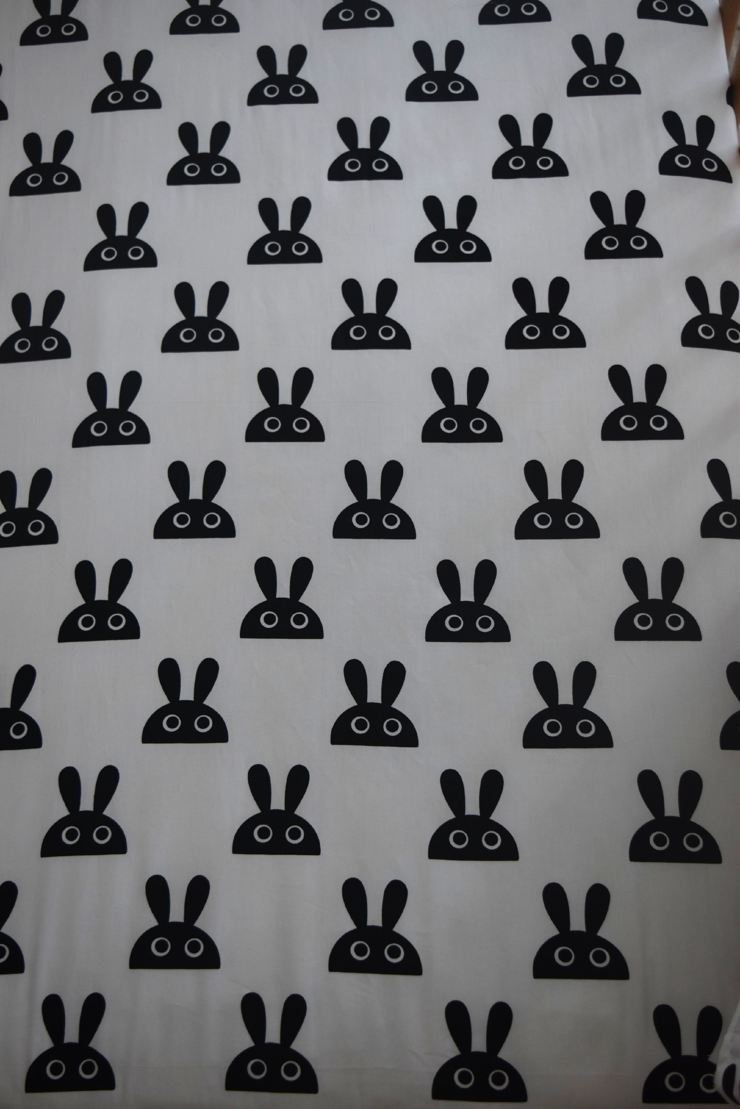 BUNNIES  Rabbit Print Crib Sheet