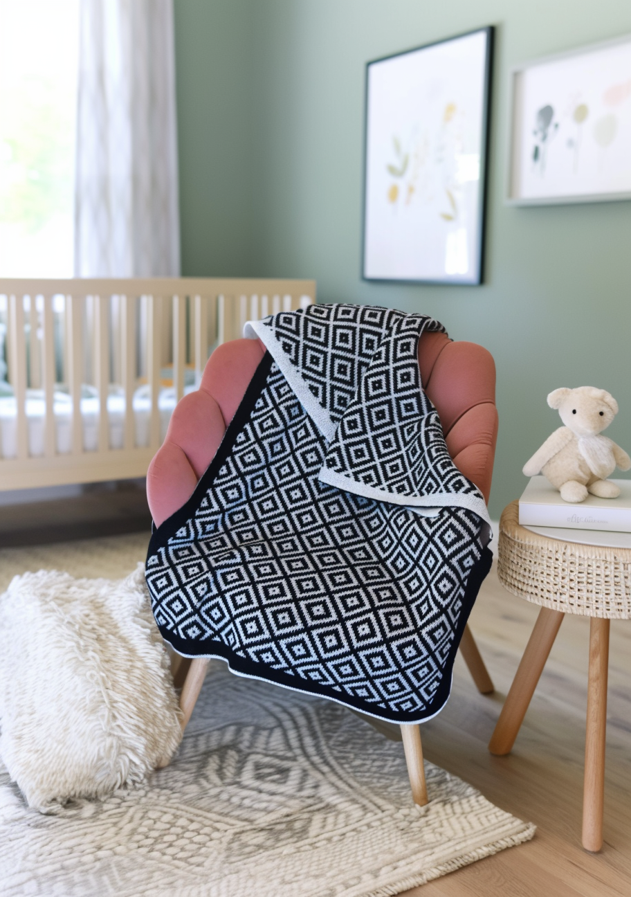 Noir Rhombus  Blanket