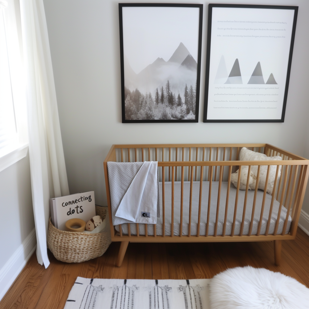 Connect the Dots Deluxe Crib Bedding Set