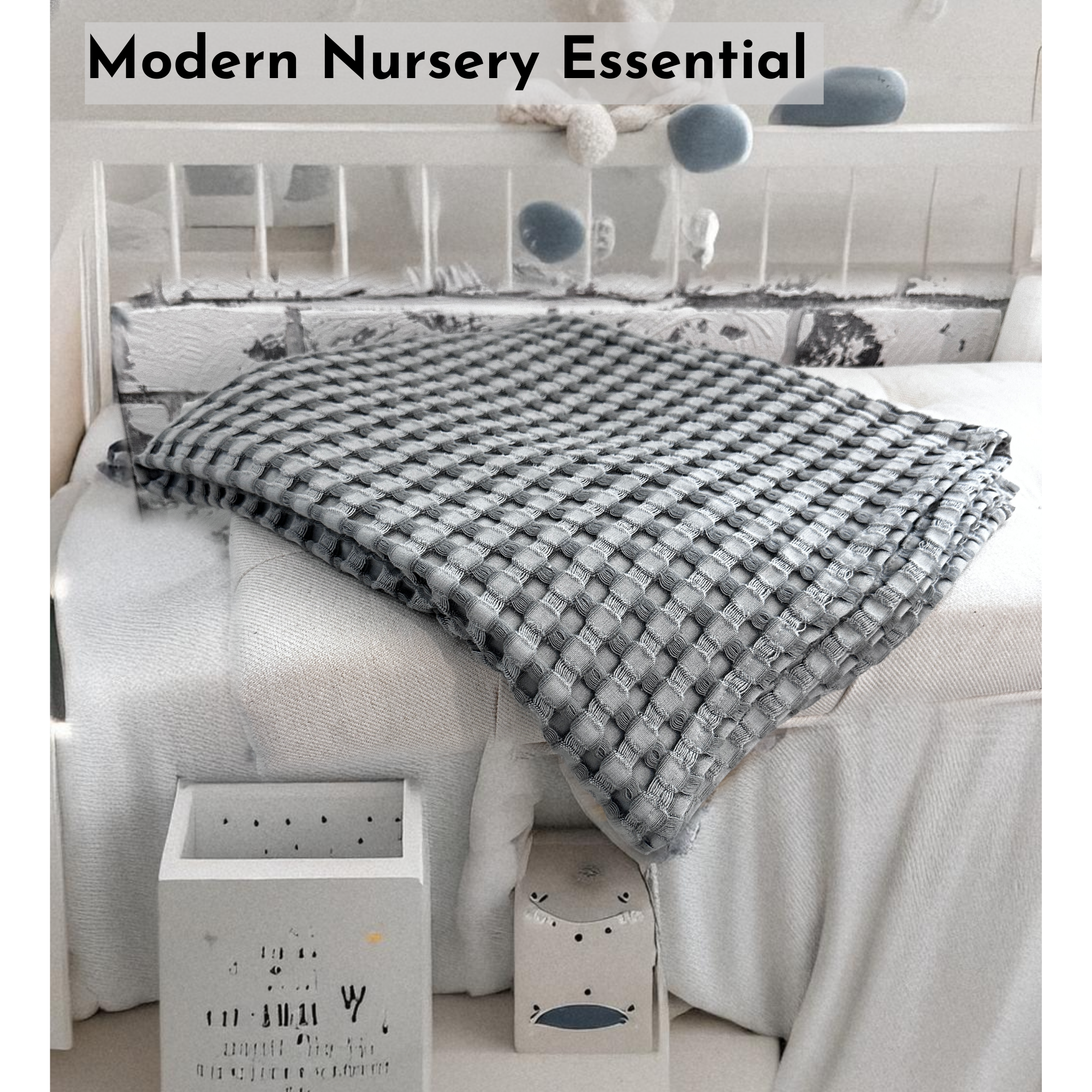 Olli & Lime Interwoven Knit Baby Blanket