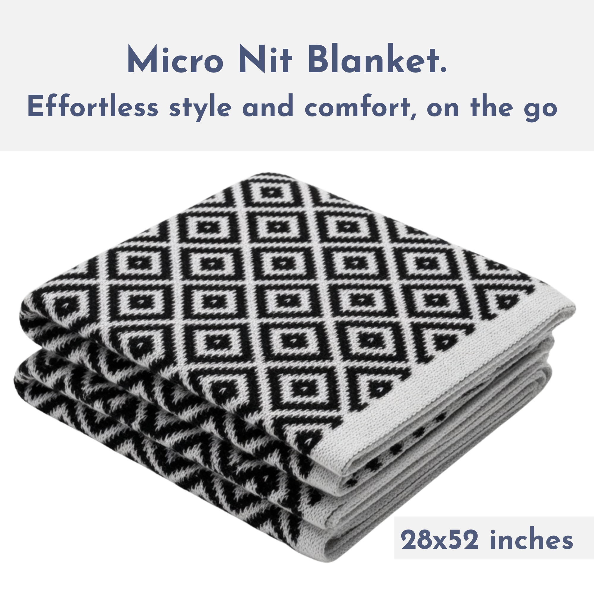 Noir Rhombus  Blanket