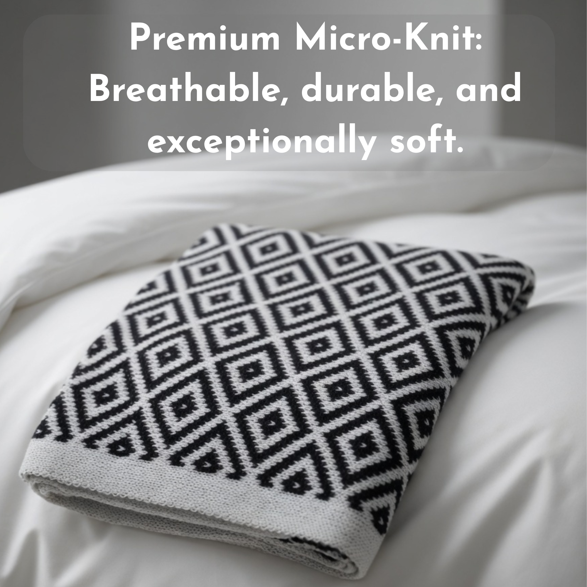 Noir Rhombus  Blanket