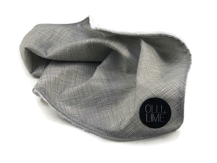 Nest Grey Lovey Security Blanket - Olli+Lime