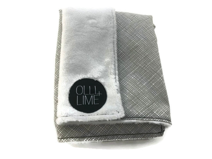Nest Grey Lovey Security Blanket - Olli+Lime