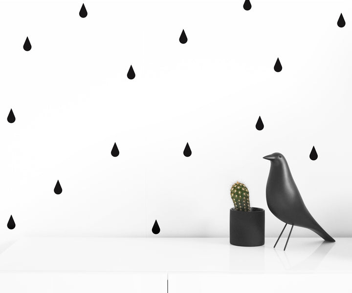 RAINDROPS EASY TO APPLY WALL DECALS - Olli+Lime