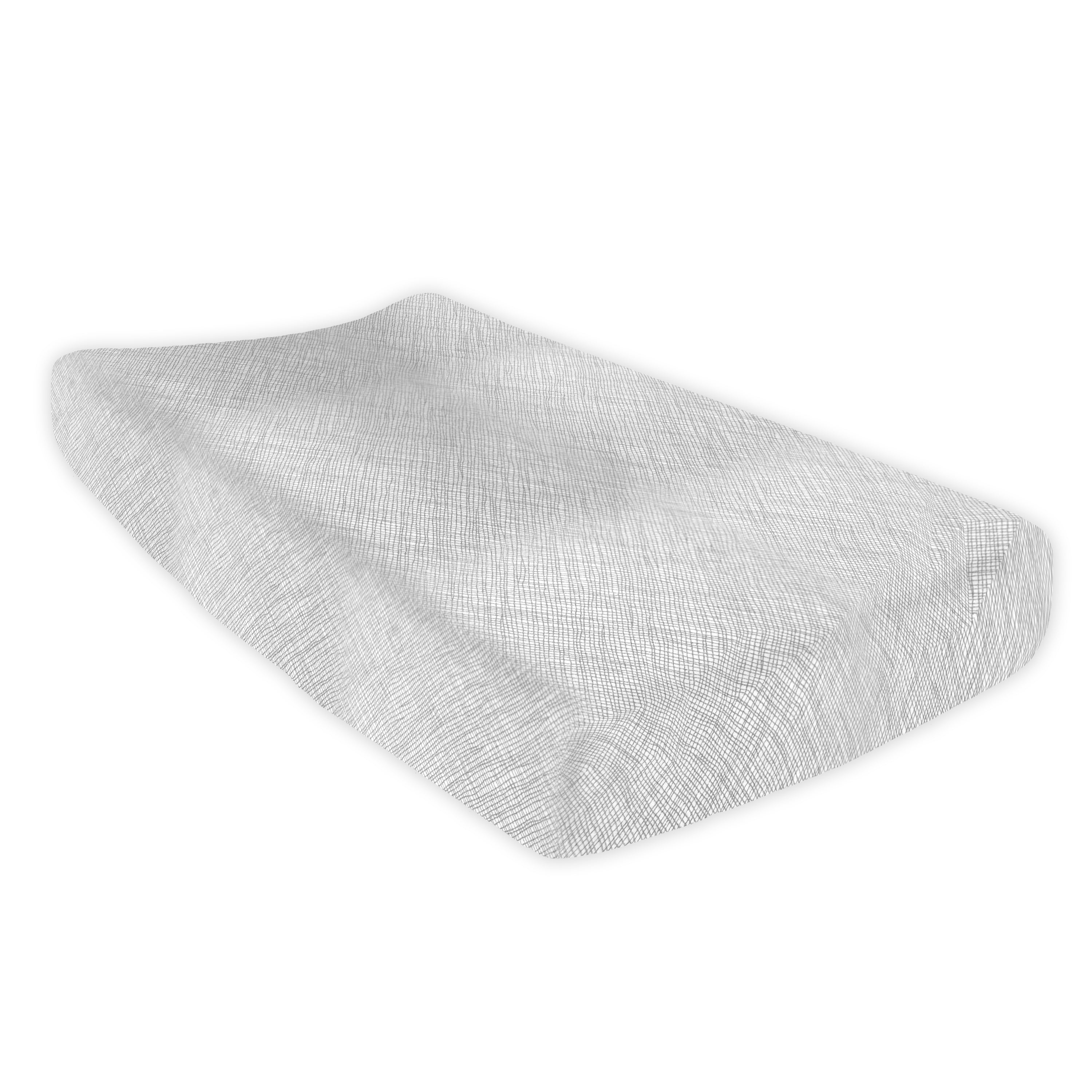 Nest Grey Changing Pad Cover - Olli+Lime