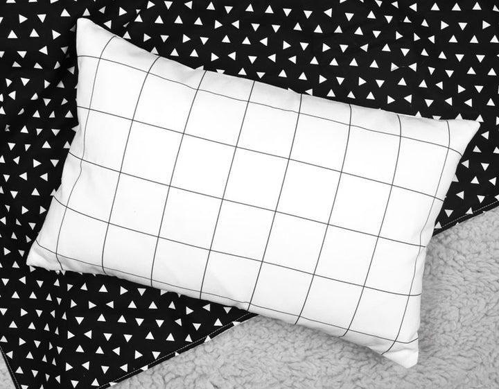 Grid Accent Pillow - Insert Included - Olli+Lime