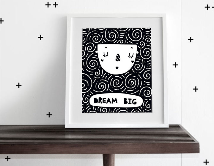 Dream Big - Modern Wall Art - Olli+Lime