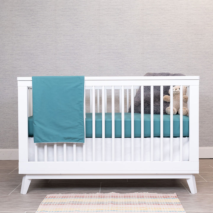 Floaties in the Deep - Classic Nursery Bedding Set - Dreamy Blue - Olli+Lime