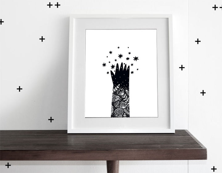 Reach for the Stars - Modern Wall Art - Olli+Lime