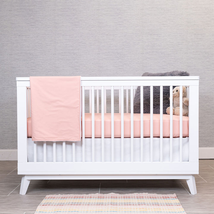 Hushy Blushy - Classic Nursery Bedding Set - Blush - Olli+Lime