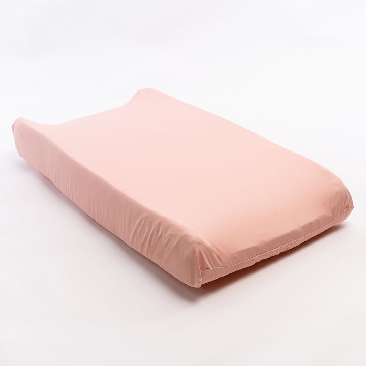 Hushy Blushy - Changing Pad Cover - Blush - Solids - Olli+Lime