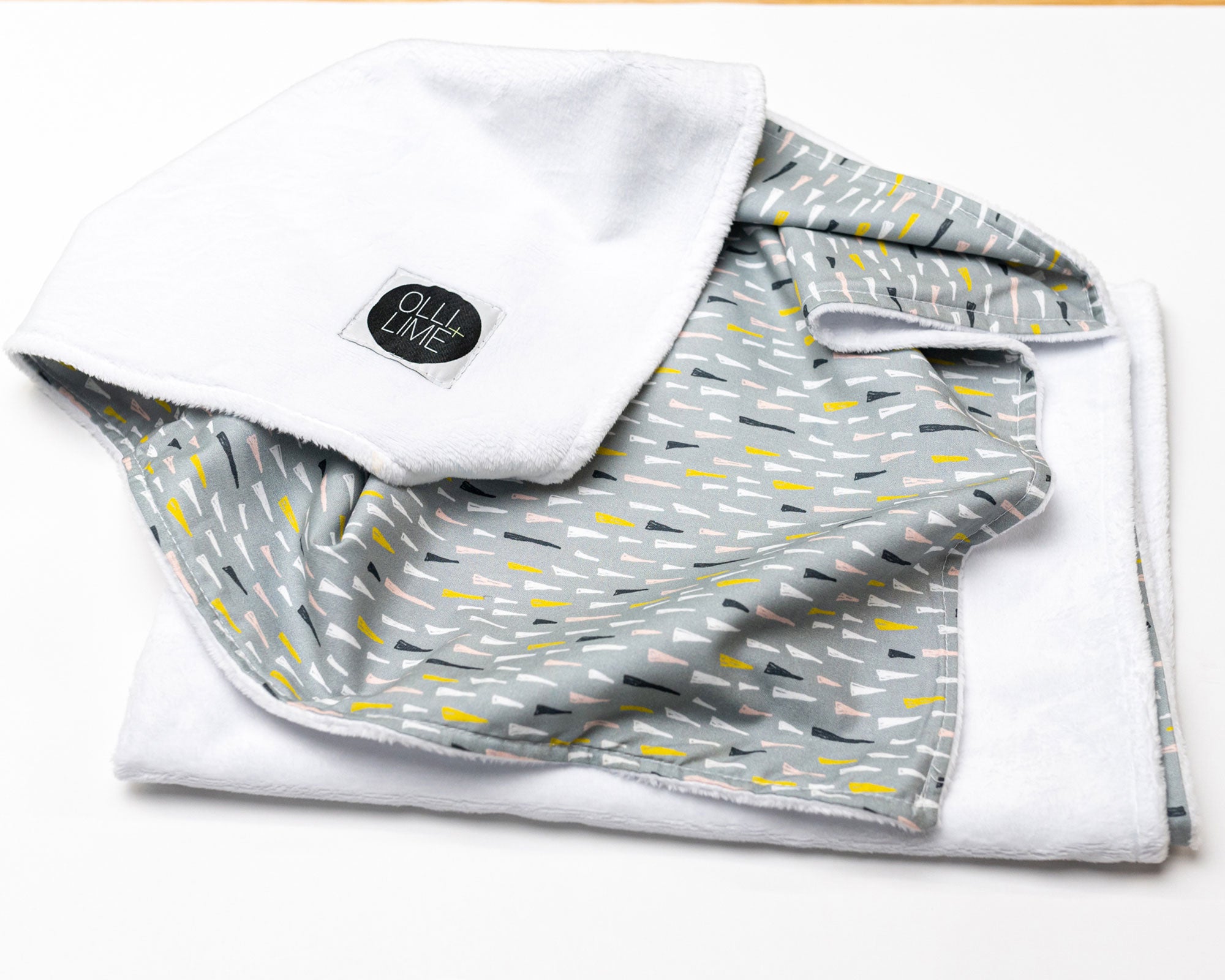 Jester's Hat - Classic Nursery Bedding Set - Multi-colored Hats on Sage - Olli+Lime