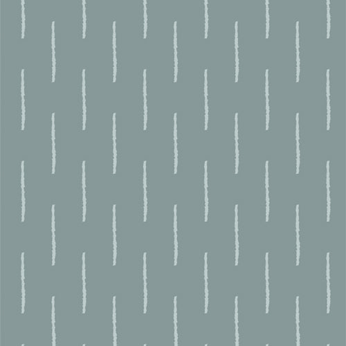 Baby Fingers in Chalk - Slate Changing Pad Cover - White Dashes on Slate - Olli+Lime