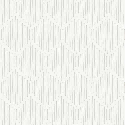 Bowties & Bobby Socks - Fitted Crib Sheet - Ivory with Beige Lines - Olli+Lime