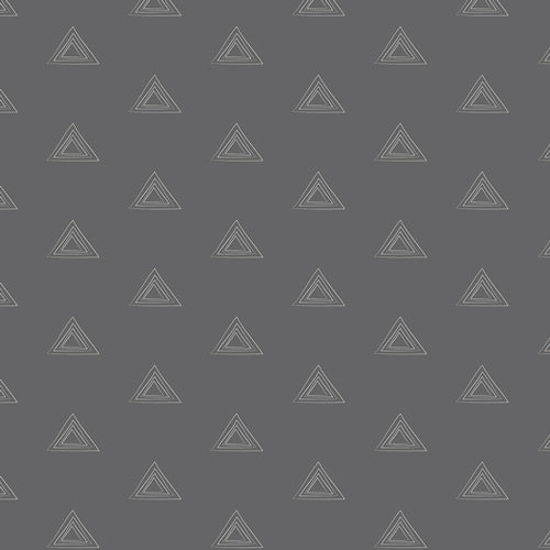 Tops for Tots - Fitted Crib Sheet -  Light gray on dark gray - Olli+Lime