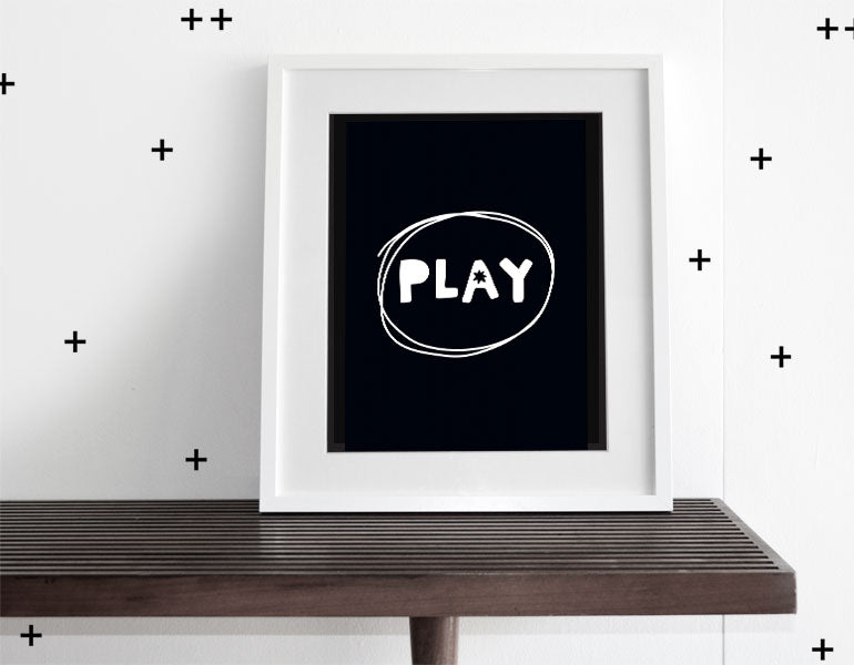 Play - Modern Wall Art - Olli+Lime