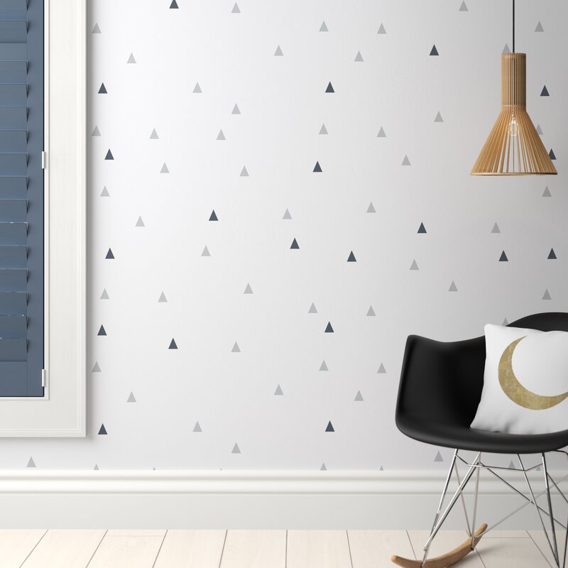 SMALL EASY TO APPLY TRIANGLE WALL DECALS - Olli+Lime