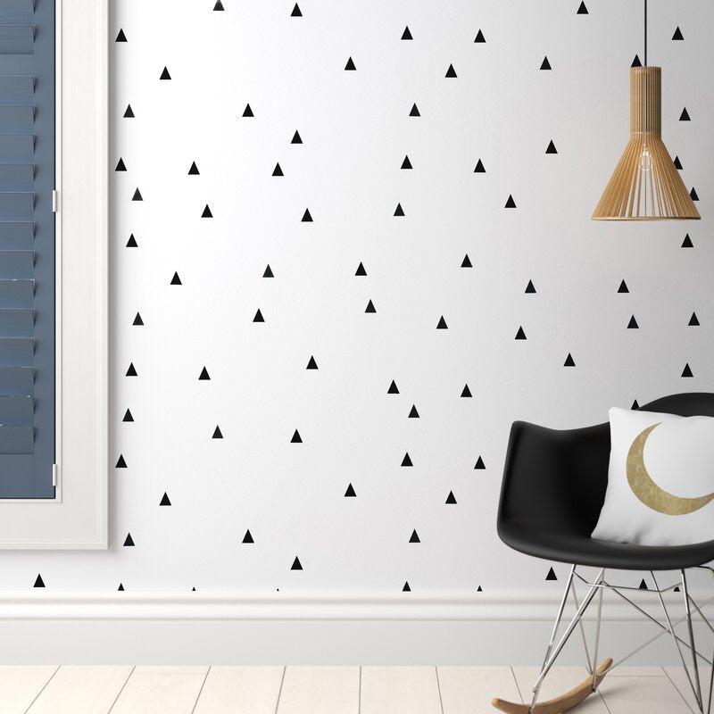 SMALL EASY TO APPLY TRIANGLE WALL DECALS - Olli+Lime
