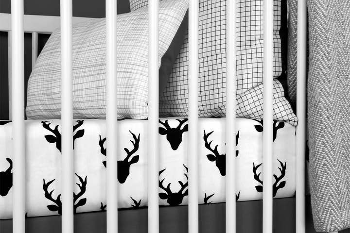 Deer Crib Bedding Set Classic - Olli+Lime