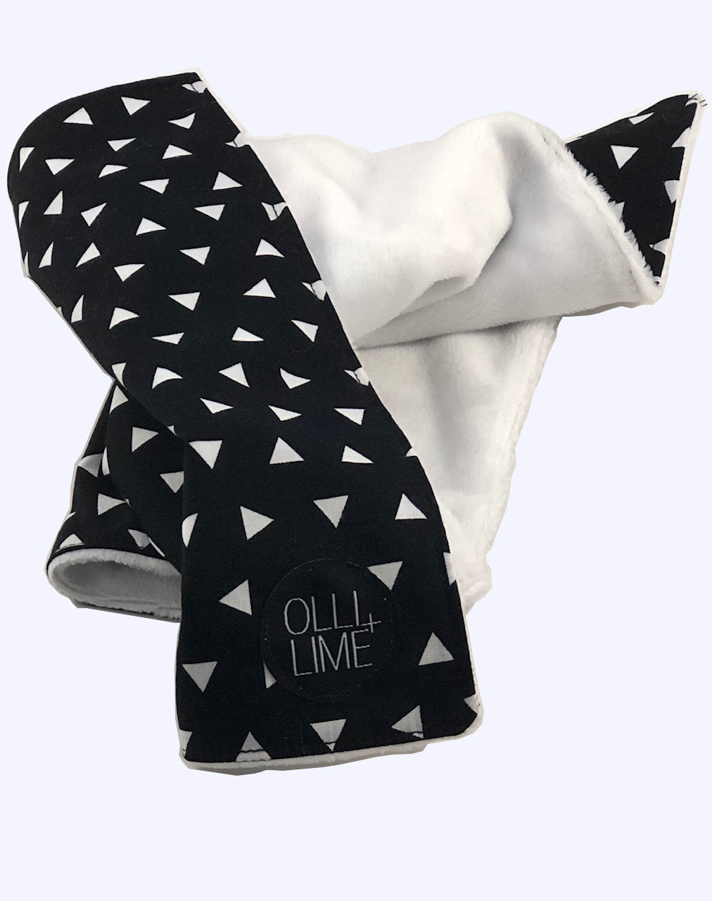Triangle Lovey Security Blanket - Olli+Lime