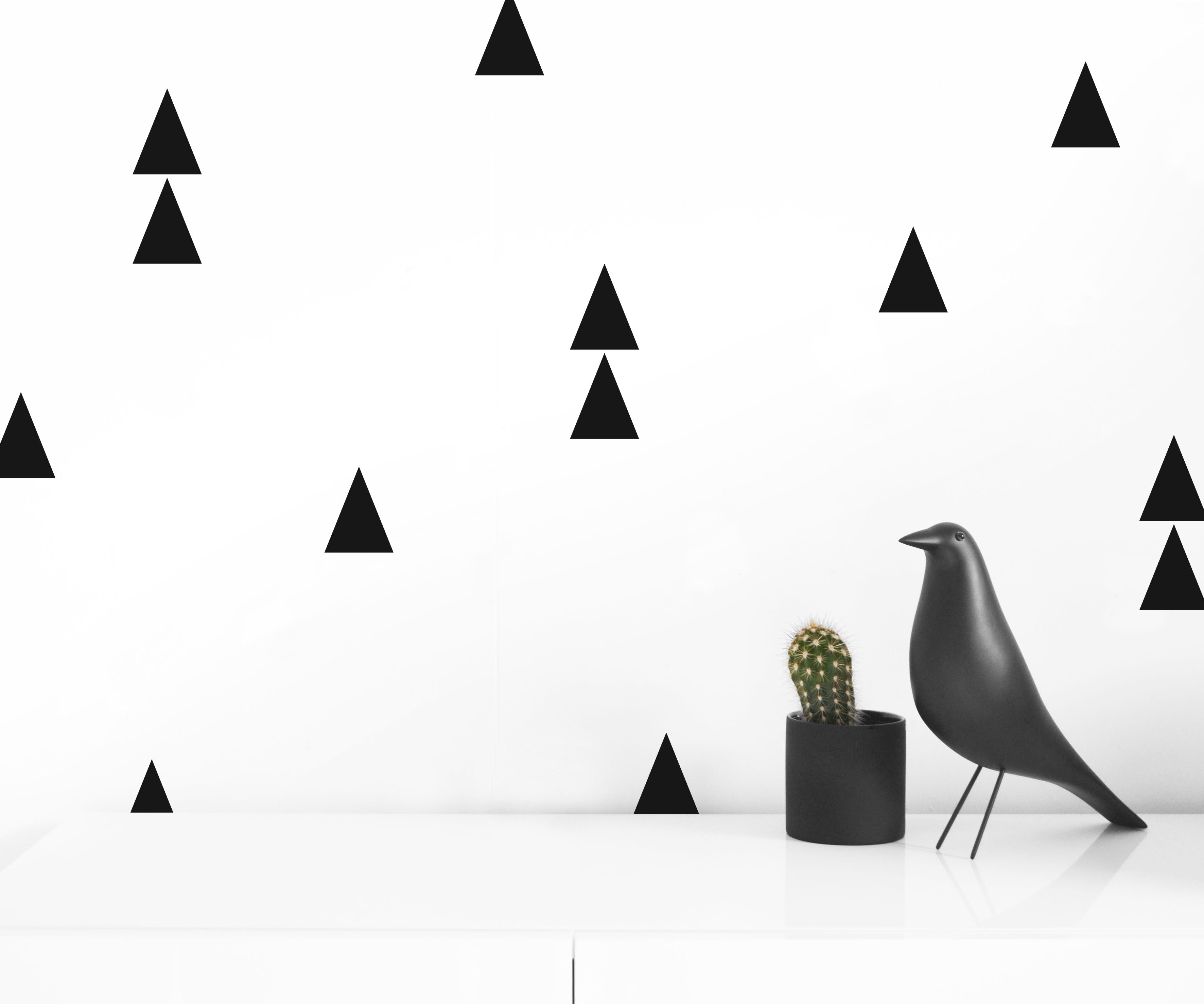 LARGE EASY TO APPLY TRIANGLE WALL DECALS - Olli+Lime