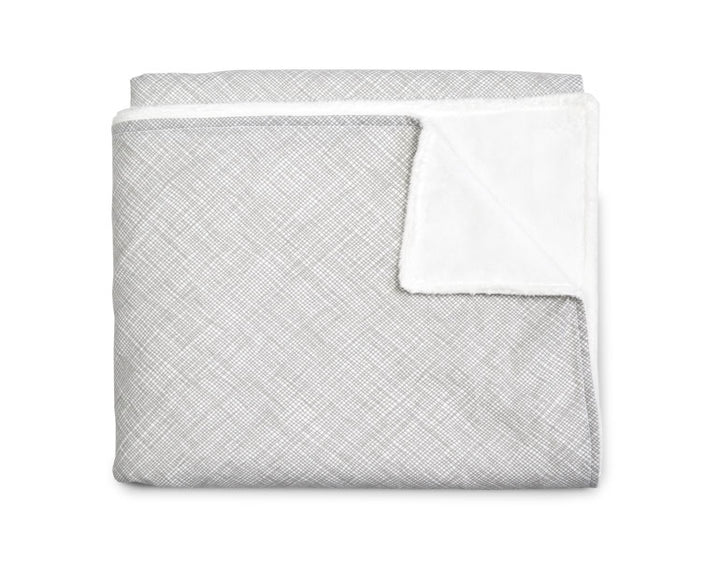 Nest Grey and White Soft Crib Blanket - Olli+Lime